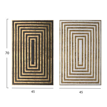 WALL PAINTING 2PCS SERIES GOBI FK4841 PRINTED CANVAS 45x2.8(thickness)x70Hcm.(x2)