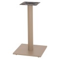 TABLE BASE METAL ΗΜ421.25 CAPPUCCINO 40x40x72Ηcm TABLE BASE METAL ΗΜ421.25 CAPPUCCINO 40x40x72Ηcm