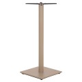 BAR TABLE BASE FK439.25 METAL IN CAPPUCCINO MATTE-HEIGHT ADJUSTERS 46x46x108Hcm. BAR TABLE BASE FK439.25 METAL IN CAPPUCCINO MATTE-HEIGHT ADJUSTERS 46x46x108Hcm.