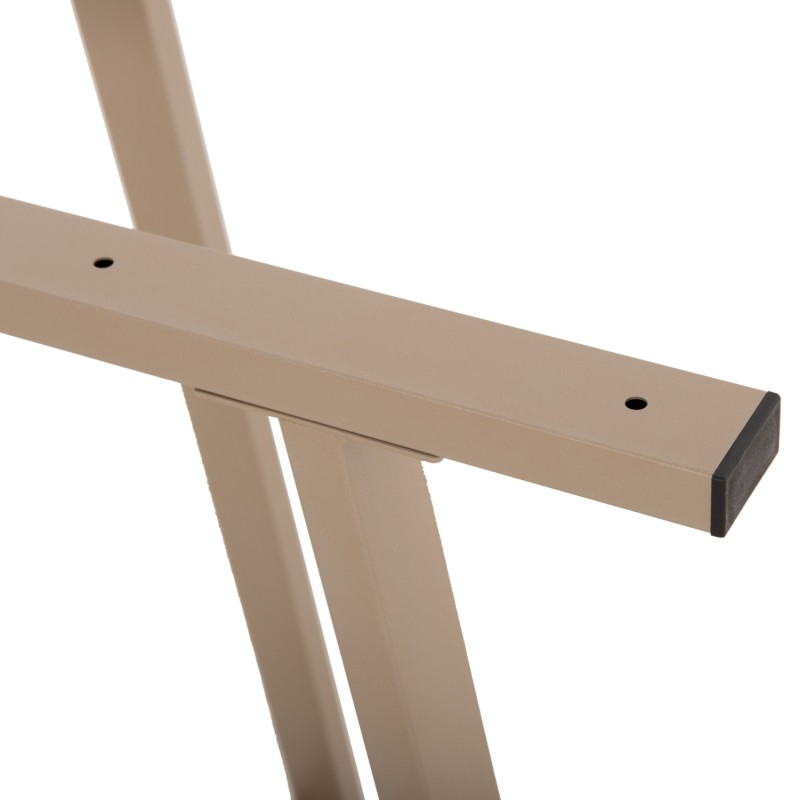 TABLE BASE FK471.25 METAL IN CAPPUCCINO COLOR 111x60x71Hcm. TABLE BASE FK471.25 METAL IN CAPPUCCINO COLOR 111x60x71Hcm.