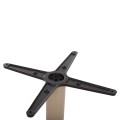 ROUND TABLE BASE FK476.25 ALUMINUM IN CAPPUCCINO Φ45Χ72Hcm.--CROSS 48x48cm ROUND TABLE BASE FK476.25 ALUMINUM IN CAPPUCCINO Φ45Χ72Hcm.--CROSS 48x48cm