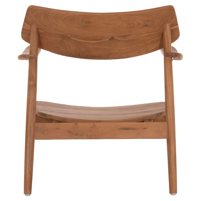 LOUNGE ARMCHAIR RANGER FK18255.01 TEAK WOOD IN NATURAL 70x73x73Hcm. LOUNGE ARMCHAIR RANGER FK18255.01 TEAK WOOD IN NATURAL 70x73x73Hcm.