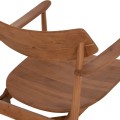 LOUNGE ARMCHAIR RANGER FK18255.01 TEAK WOOD IN NATURAL 70x73x73Hcm. LOUNGE ARMCHAIR RANGER FK18255.01 TEAK WOOD IN NATURAL 70x73x73Hcm.