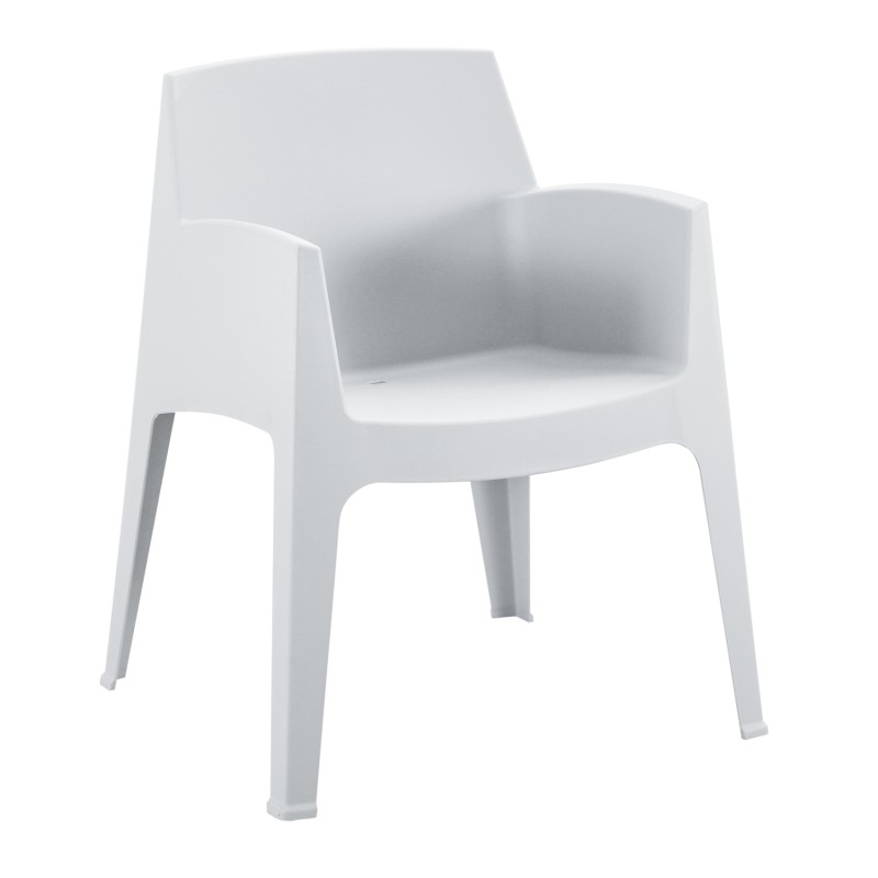 POLYPROPYLENE ARMCHAIR SLEEK FK6370.01 WHITE 68x63x82.5Hcm. POLYPROPYLENE ARMCHAIR SLEEK FK6370.01 WHITE 68x63x82.5Hcm.