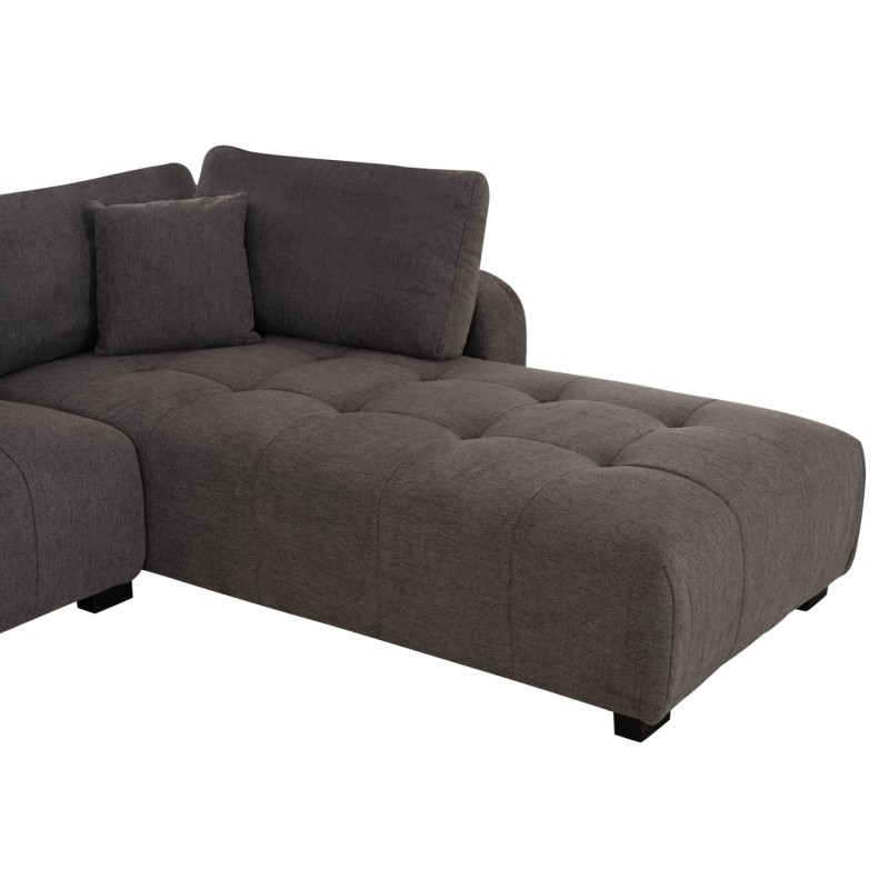 CORNER SOFA REVERSIBLE MEDEL FK3288.01 GREY P.E. FABRIC 290x208x80Hcm.