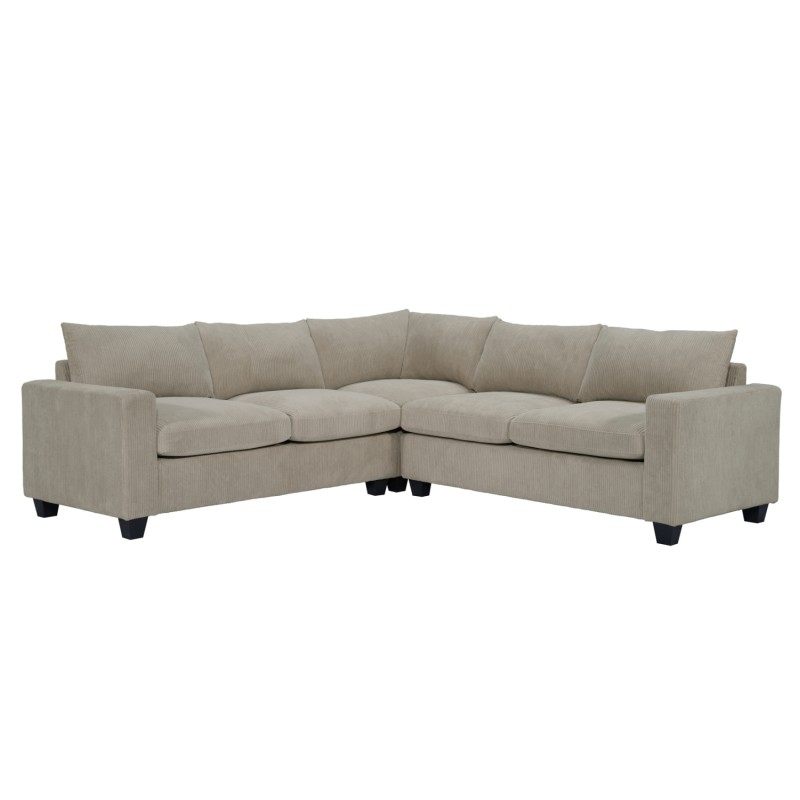 CORNER SOFA CALDER FK3286.03 BEIGE FABRIC 254x254x90(seat)x91Hcm.