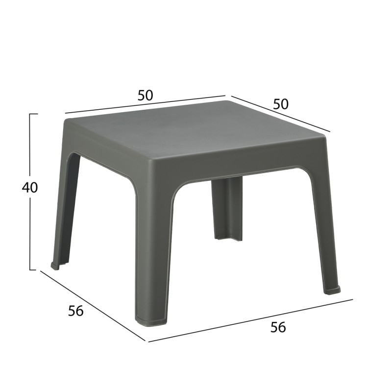 3PCS SET POLYPROPYLENE SLEEK FK21267.05 COFFEE TABLE & 2 ARMCHAIRS - DARK OLIVE GREEN 3PCS SET POLYPROPYLENE SLEEK FK21267.05 COFFEE TABLE & 2 ARMCHAIRS - DARK OLIVE GREEN