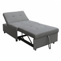 LOUNGE CHAIR-BED LIBRE FK3295.01 GREY FABRIC 75x106x87Hcm. LOUNGE CHAIR-BED LIBRE FK3295.01 GREY FABRIC 75x106x87Hcm.