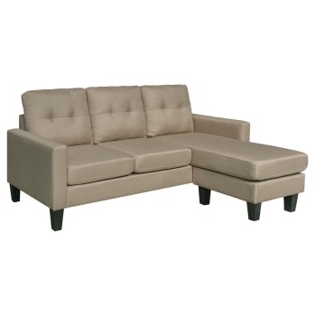 CORNER SOFA REVERSIBLE MEGGY FK3297.03 BEIGE FABRIC 184.5x129x86Hcm.