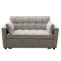 SOFA BED 2-SEATER BORG FK3289.03 BEIGE FABRIC 140x100x80Hcm. SOFA BED 2-SEATER BORG FK3289.03 BEIGE FABRIC 140x100x80Hcm.