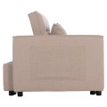 SOFA BED 2-SEATER BORG FK3289.03 BEIGE FABRIC 140x100x80Hcm. SOFA BED 2-SEATER BORG FK3289.03 BEIGE FABRIC 140x100x80Hcm.