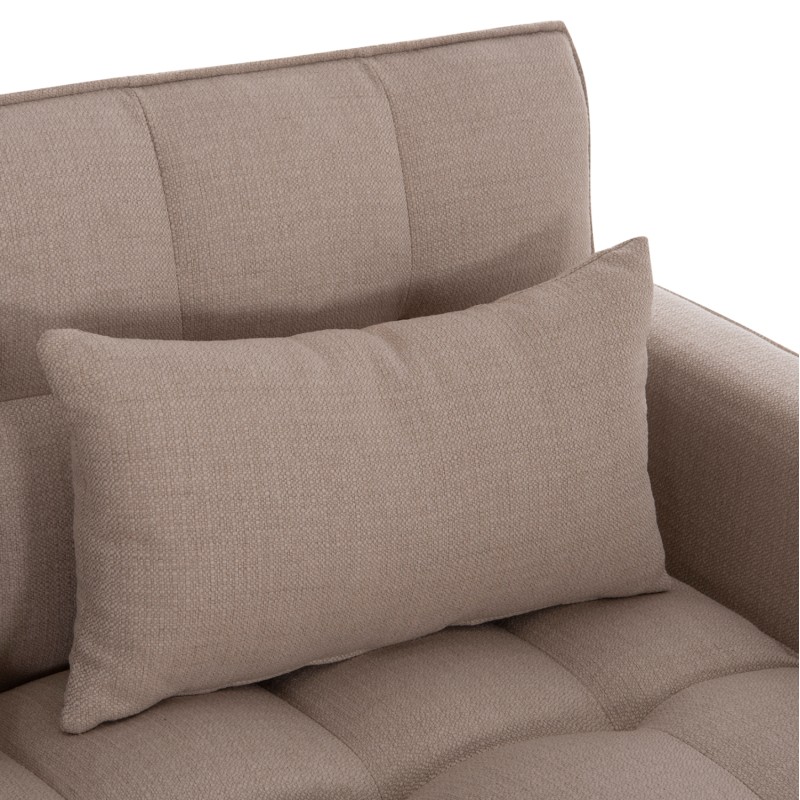 SOFA BED 2-SEATER BORG FK3289.03 BEIGE FABRIC 140x100x80Hcm. SOFA BED 2-SEATER BORG FK3289.03 BEIGE FABRIC 140x100x80Hcm.