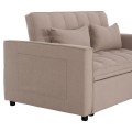 SOFA BED 2-SEATER BORG FK3289.03 BEIGE FABRIC 140x100x80Hcm. SOFA BED 2-SEATER BORG FK3289.03 BEIGE FABRIC 140x100x80Hcm.