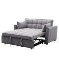 SOFA BED 2-SEATER BORG FK3289.01 GREY FABRIC 140x100x80Hcm. SOFA BED 2-SEATER BORG FK3289.01 GREY FABRIC 140x100x80Hcm.