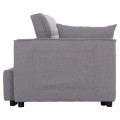 SOFA BED 2-SEATER BORG FK3289.01 GREY FABRIC 140x100x80Hcm. SOFA BED 2-SEATER BORG FK3289.01 GREY FABRIC 140x100x80Hcm.