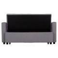 SOFA BED 2-SEATER BORG FK3289.01 GREY FABRIC 140x100x80Hcm. SOFA BED 2-SEATER BORG FK3289.01 GREY FABRIC 140x100x80Hcm.