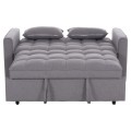 SOFA BED 2-SEATER BORG FK3289.01 GREY FABRIC 140x100x80Hcm. SOFA BED 2-SEATER BORG FK3289.01 GREY FABRIC 140x100x80Hcm.