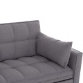 SOFA BED 2-SEATER BORG FK3289.01 GREY FABRIC 140x100x80Hcm. SOFA BED 2-SEATER BORG FK3289.01 GREY FABRIC 140x100x80Hcm.