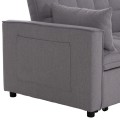 SOFA BED 2-SEATER BORG FK3289.01 GREY FABRIC 140x100x80Hcm. SOFA BED 2-SEATER BORG FK3289.01 GREY FABRIC 140x100x80Hcm.
