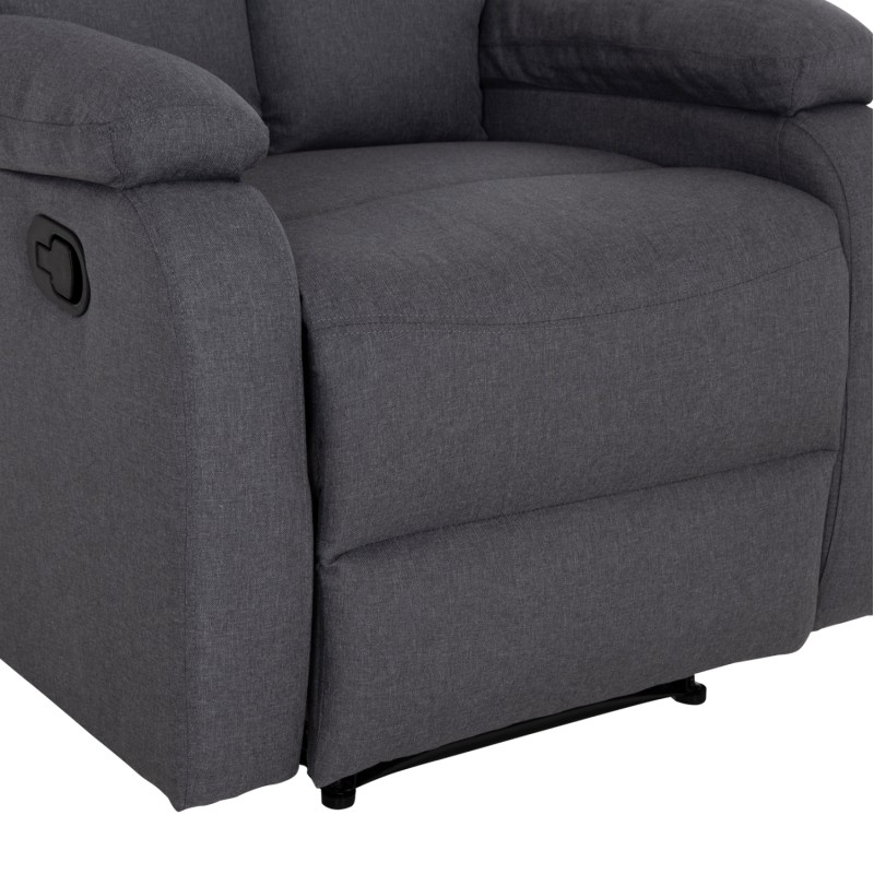 ARMCHAIR RELAX DIONI FK3296.01 GREY FABRIC 85x90x100Hcm. ARMCHAIR RELAX DIONI FK3296.01 GREY FABRIC 85x90x100Hcm.