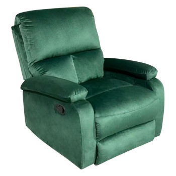 ARMCHAIR RELAX DIONI FK3296.05 GREEN VELVET 85x90x100Hcm.