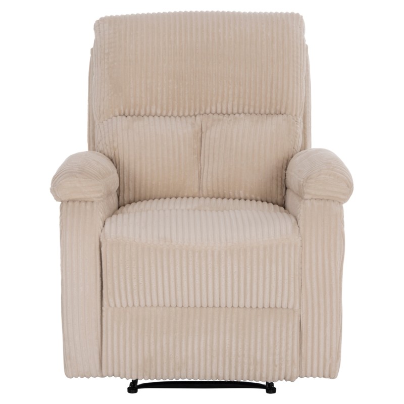 ARMCHAIR RELAX DIONI FK3296.12 BEIGE CORD FABRIC 85x90x100Hcm. ARMCHAIR RELAX DIONI FK3296.12 BEIGE CORD FABRIC 85x90x100Hcm.