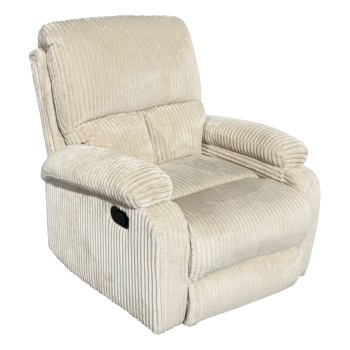 ARMCHAIR RELAX DIONI FK3296.12 BEIGE CORD FABRIC 85x90x100Hcm.