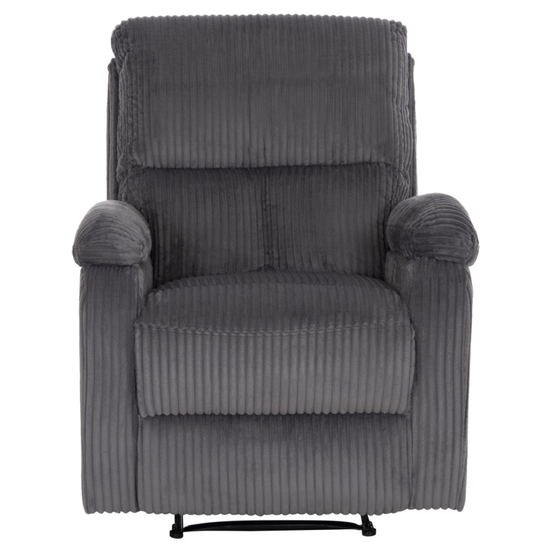 ARMCHAIR RELAX DIONI FK3296.11 GREY CORD FABRIC 85x90x100Hcm. ARMCHAIR RELAX DIONI FK3296.11 GREY CORD FABRIC 85x90x100Hcm.