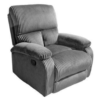 ARMCHAIR RELAX DIONI FK3296.11 GREY CORD FABRIC 85x90x100Hcm.