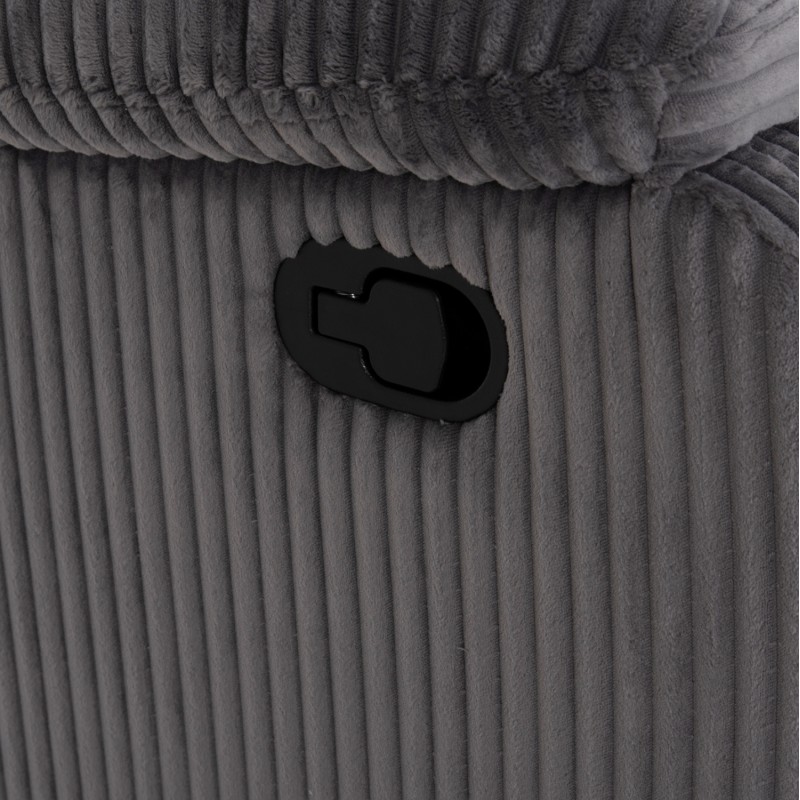 ARMCHAIR RELAX DIONI FK3296.11 GREY CORD FABRIC 85x90x100Hcm. ARMCHAIR RELAX DIONI FK3296.11 GREY CORD FABRIC 85x90x100Hcm.