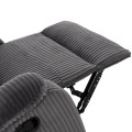 ARMCHAIR RELAX DIONI FK3296.11 GREY CORD FABRIC 85x90x100Hcm. ARMCHAIR RELAX DIONI FK3296.11 GREY CORD FABRIC 85x90x100Hcm.