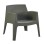 POLYPROPYLENE LOUNGE ARMCHAIR SLEEK FK6365.05 DARK OLIVE GREEN 62x68x73Hcm.