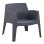 POLYPROPYLENE LOUNGE ARMCHAIR SLEEK FK6365.10 GREY 62x68x73Hcm.