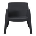POLYPROPYLENE LOUNGE ARMCHAIR SLEEK FK6365.02 BLACK 62x68x73Hcm. POLYPROPYLENE LOUNGE ARMCHAIR SLEEK FK6365.02 BLACK 62x68x73Hcm.