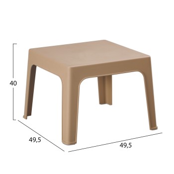 LOUNGE SET 3PCS SLEEK FK21274.03 POLYPROPYLENE IN CAPPUCCINO COLOR LOUNGE SET 3PCS SLEEK FK21274.03 POLYPROPYLENE IN CAPPUCCINO COLOR