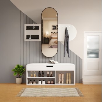 ENTRANCE SET 2PCS CHERYL FK21276.01 MELAMINE IN WHITE--BLACK MARBLE LOOK ENTRANCE SET 2PCS CHERYL FK21276.01 MELAMINE IN WHITE--BLACK MARBLE LOOK