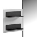 ENTRANCE SET 2PCS CHERYL FK21276.01 MELAMINE IN WHITE--BLACK MARBLE LOOK ENTRANCE SET 2PCS CHERYL FK21276.01 MELAMINE IN WHITE--BLACK MARBLE LOOK