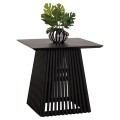 DINING TABLE SQUARE FRANTZ FK9458.02 MINDI WOOD IN BLACK 80x80x78Hcm.