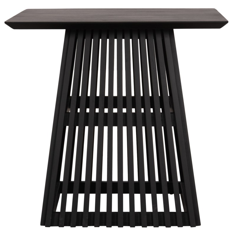 DINING TABLE SQUARE FRANTZ FK9458.02 MINDI WOOD IN BLACK 80x80x78Hcm.