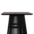 DINING TABLE SQUARE FRANTZ FK9458.02 MINDI WOOD IN BLACK 80x80x78Hcm.