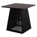 DINING TABLE SQUARE FRANTZ FK9458.02 MINDI WOOD IN BLACK 80x80x78Hcm.