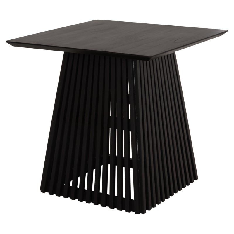 DINING TABLE SQUARE FRANTZ FK9458.02 MINDI WOOD IN BLACK 80x80x78Hcm.