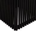 DINING TABLE SQUARE FRANTZ FK9458.02 MINDI WOOD IN BLACK 80x80x78Hcm.