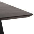 DINING TABLE SQUARE FRANTZ FK9458.02 MINDI WOOD IN BLACK 80x80x78Hcm.