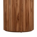 DINING TABLE ROUND RODER FK9896 TEAK WOOD- 3cm thick top-  Φ130x79.5Hcm.