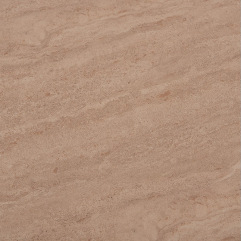 COFFEE TABLE TWIL FK18325 CERAMIC TOP IN TRAVERTINE STONE LOOK--MDF BASE Φ80x40Hcm.