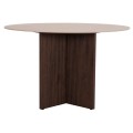 DINING TABLE ROUND SKY FK18331 CERAMIC TOP IN TRAVERTINE STONE LOOK Φ120x76Hcm. DINING TABLE ROUND SKY FK18331 CERAMIC TOP IN TRAVERTINE STONE LOOK Φ120x76Hcm.