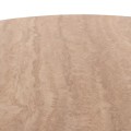 DINING TABLE ROUND SKY FK18331 CERAMIC TOP IN TRAVERTINE STONE LOOK Φ120x76Hcm. DINING TABLE ROUND SKY FK18331 CERAMIC TOP IN TRAVERTINE STONE LOOK Φ120x76Hcm.