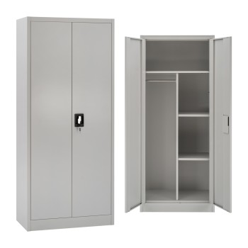 CLOSET 2-LEAF METAL HRONDA FK5749.21 WITH DIVIDER & KEYLOCK 70x40x170Hcm.
