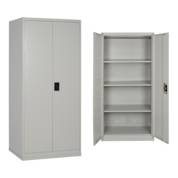 CLOSET 2-LEAF METAL HRONDA FK5748.21 WITH 3 SHELVES & KEYLOCK 70x40x170Hcm.